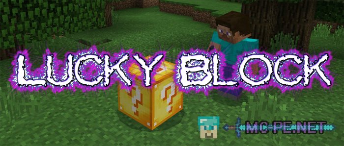 Lucky Block Addon for Minecraft PE by Lime Works, LLC