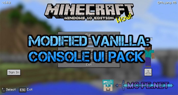 Modified Vanilla: Console UI Pack