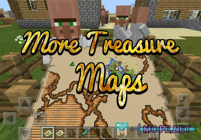More Treasure Maps Addons Mcpe Minecraft Pocket Edition