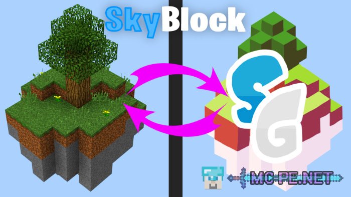 Sg Logo Skyblock 1 8 0 Maps Mcpe Minecraft Pocket Edition Downloads
